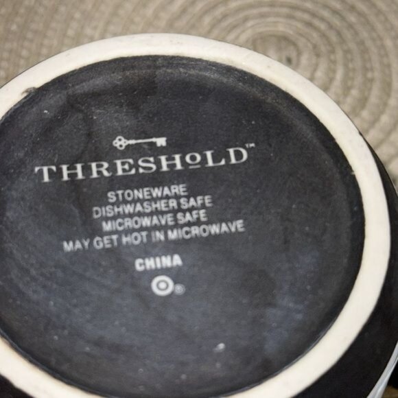 Threshold Stoneware "Warm And Cozy" Coffee Mug 4" - Picture 3 of 6